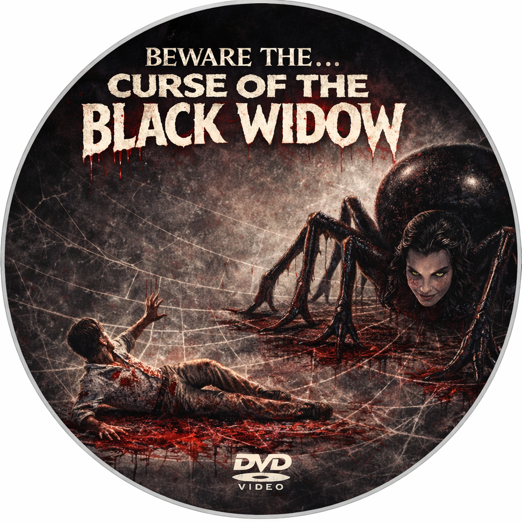 CURSE OF THE BLACK WIDOW (1977)  Tony Franciosa, Donna Mills, Patty Duke, June Allyson, Vic Morrow  - Public Domain DVD NO CASE