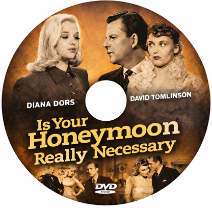 IS YOUR HONEYMOON REALLY NECESSARY (1953) Bonar Colleano,Diana Dors,David Tomlinson,Diana Decker,Syd James - Public Domain DVD NO CASE RARE !