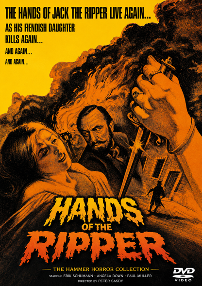 THE HANDS OF THE RIPPER (1971) Eric Porter,Angharad Rees,Jane Merrow,Keith Bell,Derek Godfrey - Public Domain DVD NO CASE RARE !