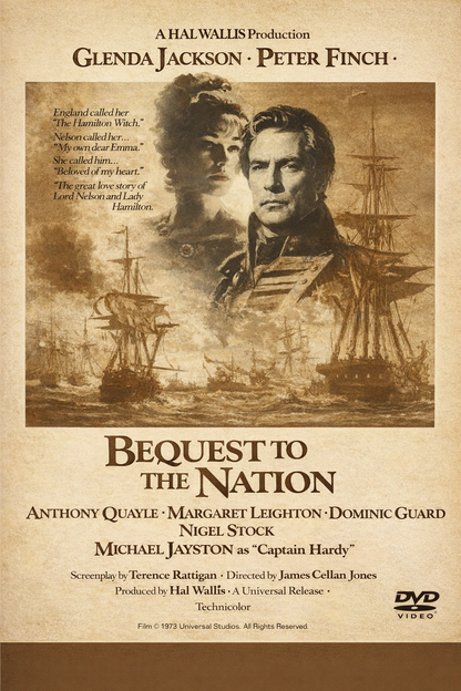 BEQUEST TO A NATION (1973) Peter Finch, Glenda Jackson - Public Domain DVD NO CASE