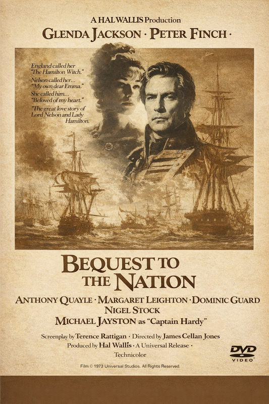 BEQUEST TO A NATION (1973) Peter Finch, Glenda Jackson - Public Domain DVD NO CASE
