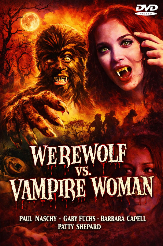 The Werewolf Versus The Vampire Woman (1971) DUBBED - Public Domain DVD NO CASE