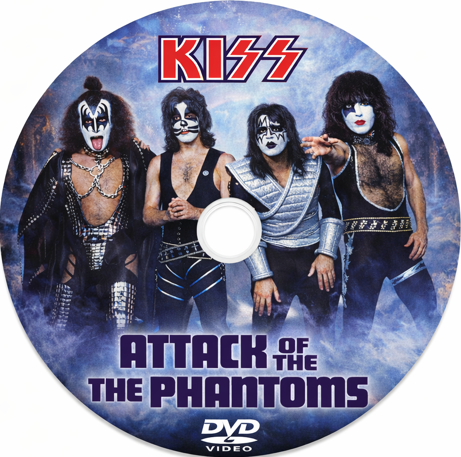 KISS IN 'ATTACK OF THE PHANTOMS' (1978)  - DVD, Public Domain DVD NO CASE