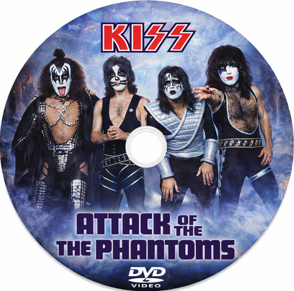 KISS IN 'ATTACK OF THE PHANTOMS' (1978)  - DVD, Public Domain DVD NO CASE