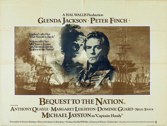 BEQUEST TO A NATION (1973) Peter Finch, Glenda Jackson - Public Domain DVD NO CASE