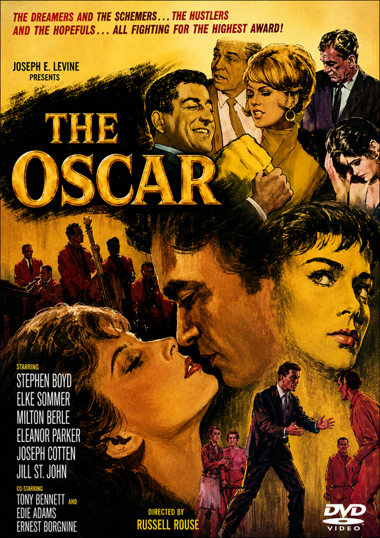 THE OSCAR (1966) Starring &nbsp;Stephen Boyd, Elke Sommer, Milton Berle, Eleanor Parker  - Public Domain Movie DVD NO CASE