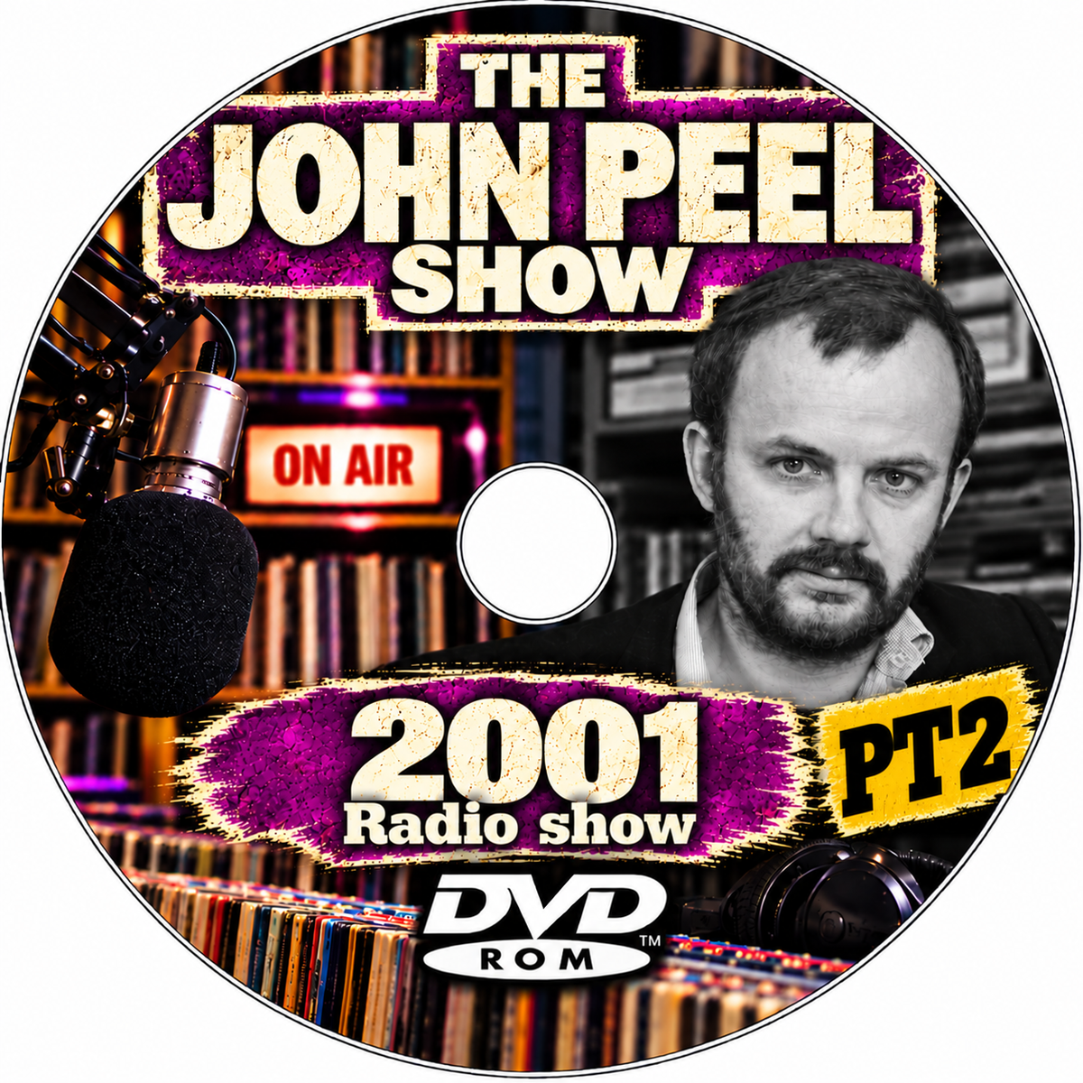 THE JOHN PEEL RADIO SHOW - 1994 - 2001 x3 DVDROM COLLECTION  - Retro Old Time Radio Shows MP3 DVDROM