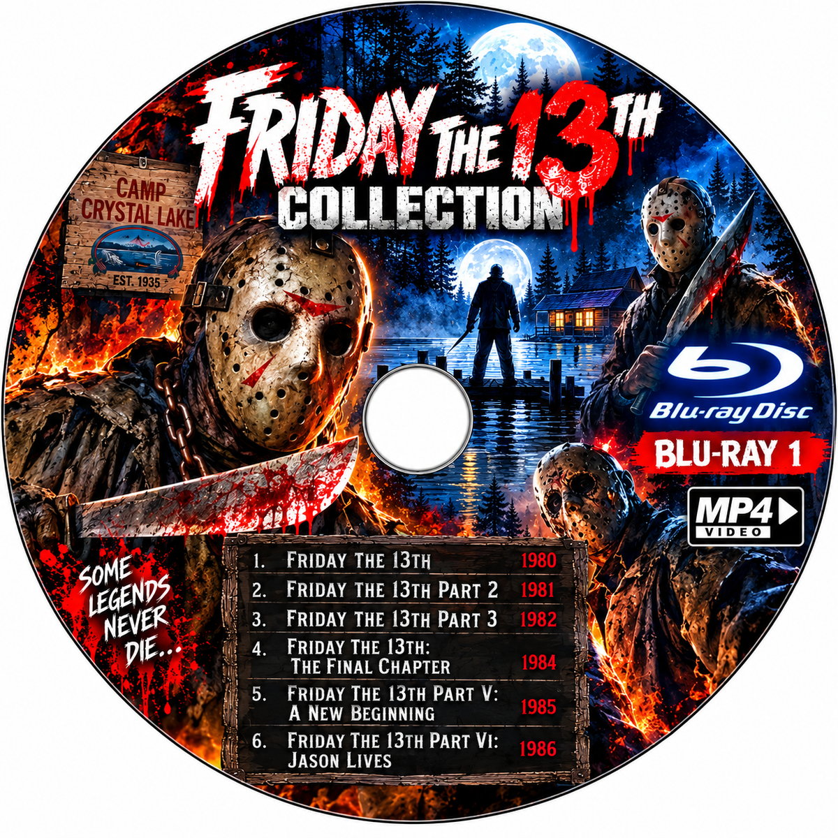 FRIDAY 13th - THE COMPLETE 12-MOVIE COLLECTION ON X2 BLU-RAY