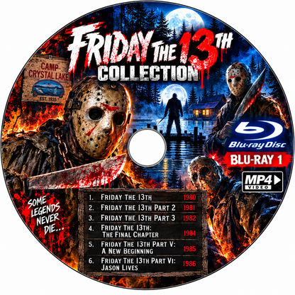 FRIDAY 13th - THE COMPLETE 12-MOVIE COLLECTION ON X2 BLU-RAY