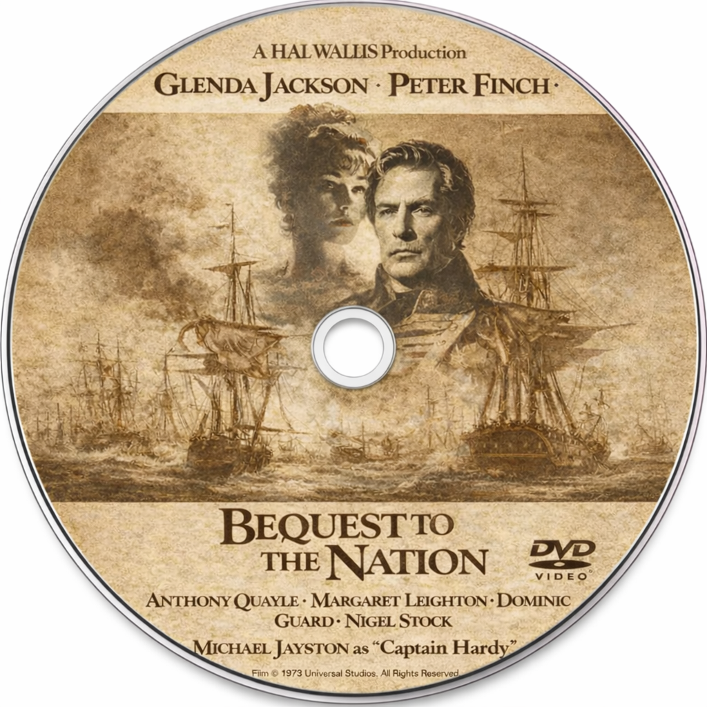 BEQUEST TO A NATION (1973) Peter Finch, Glenda Jackson - Public Domain DVD NO CASE