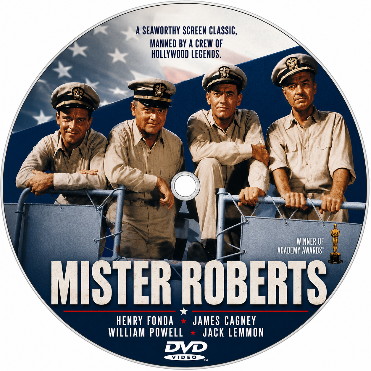 MISTER ROBERTS (1955) - DVD - Henry Fonda - Public Domain DVD NO CASE