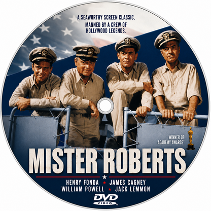 MISTER ROBERTS (1955) - DVD - Henry Fonda - Public Domain DVD NO CASE