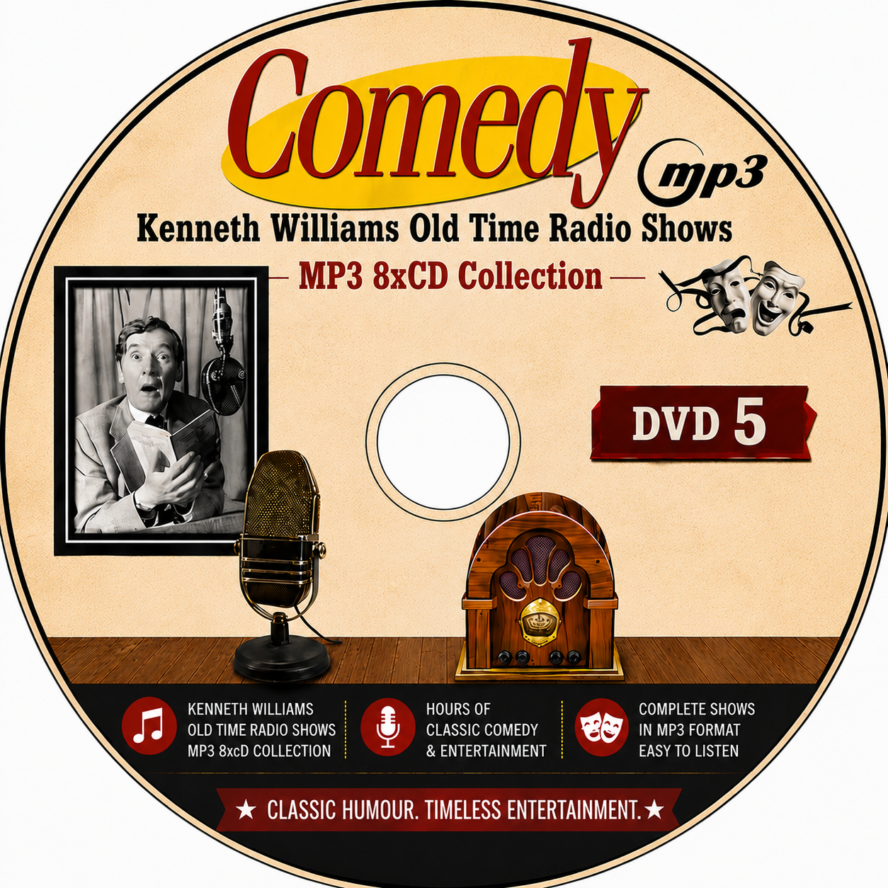 Kenneth Williams  Old Time Radio Shows MP3 X8 CD Collection