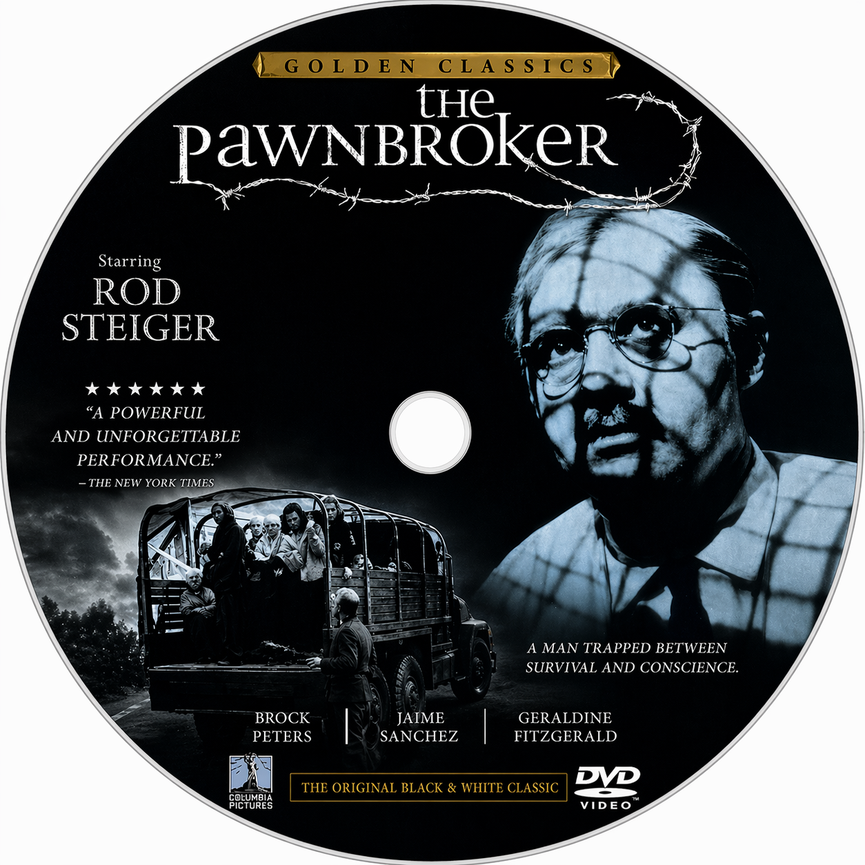 THE PAWNBROKER (1964) (18) Rod Steiger - Public Domain Movie DVD NO CASE