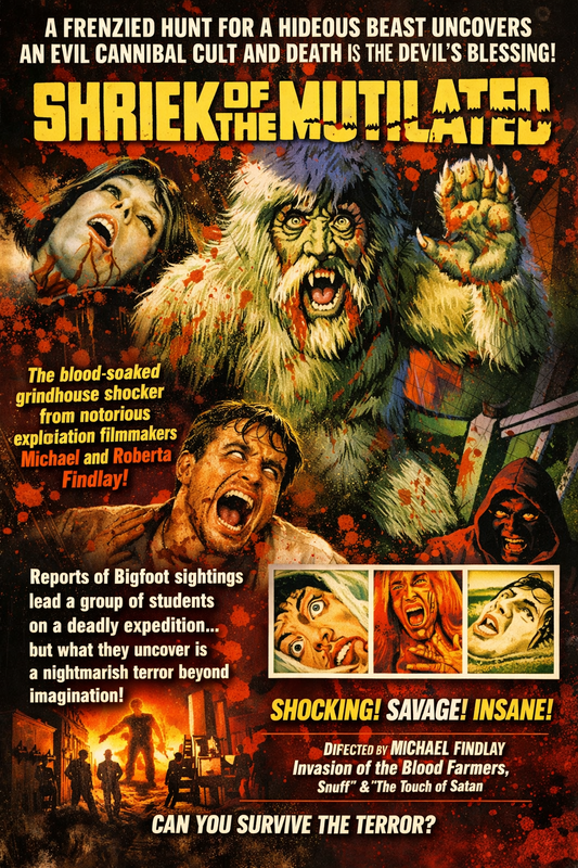 Shriek Of The Mutilated (1974) Jennifer Stock  - Public Domain DVD NO CASE