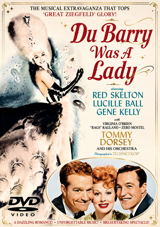 DU BARRY WAS A LADY  (1943) - DVD - LUCILLE BALL - Public Domain DVD NO CASE