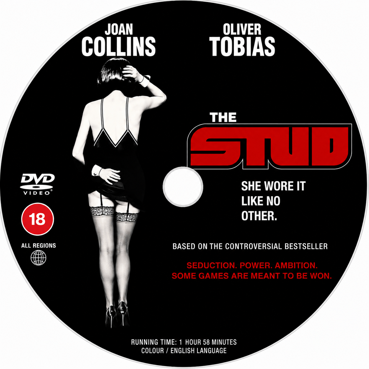 THE STUD (1978) / THE BITCH (1979) Joan Collins ,Oliver Tobias ,Sue Lloyd ,Michael Coby ,Ian Hendry - Public Domain Movie DVD NO CASE