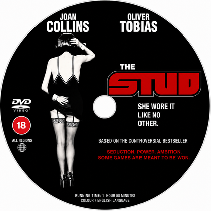 THE STUD (1978) / THE BITCH (1979) Joan Collins ,Oliver Tobias ,Sue Lloyd ,Michael Coby ,Ian Hendry - Public Domain Movie DVD NO CASE
