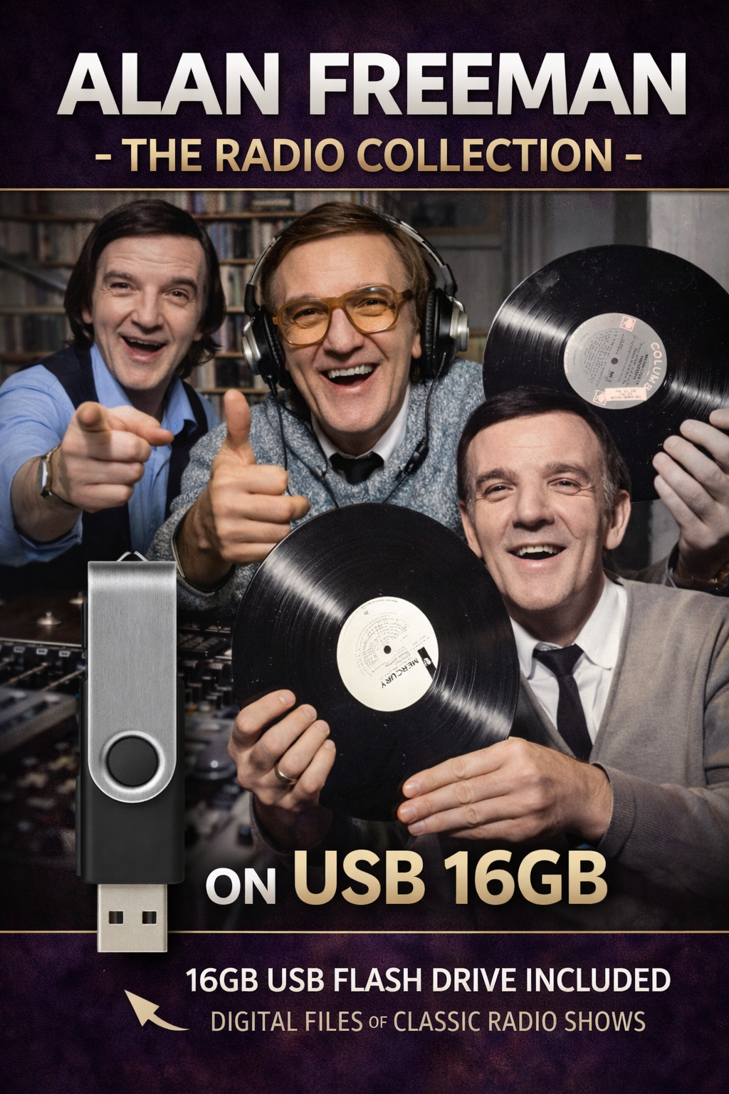 ALAN FREEMAN - THE RADIO COLLECTION ON USB 16GB