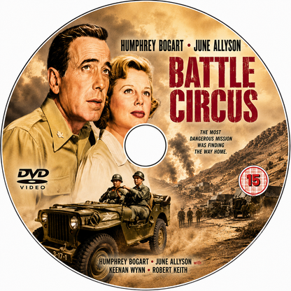 BATTLE CIRCUS (1942) Humphrey Bogart, June Allyson, Public Domain DVD NO CASE