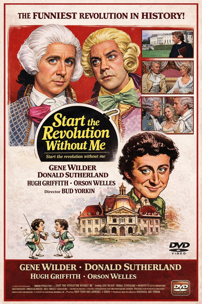 START THE REVOLUTION WITHOUT ME  (1970) GENE WILDER Public Domain DVD NO CASE