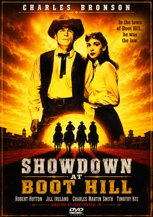SHOWDOWN AT BOOT HILL (1958) CHARLES BRONSON - Public Domain Movie DVD NO CASE