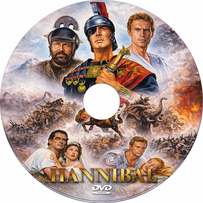 HANNIBAL (1959) Victor Mature ,Gabriele Ferzetti ,Rita Gam ,Milly Vitale - Public Domain DVD NO CASE