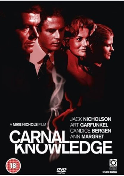 CARNAL KNOWLEDGE (1971) Jack Nicholson,Candice Bergen,Arthur Garfunkel,Ann-Margret,Rita Moreno - RARE DELETED TITLE ! - Public Domain DVD NO CASE