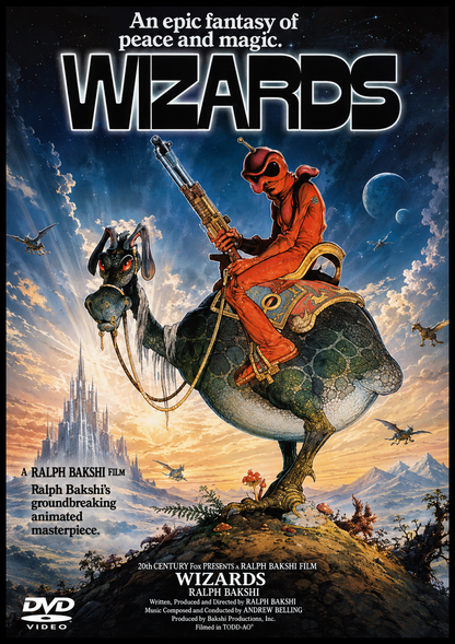 WIZARDS (1977) Bob Holt,Jesse Welles,Richard Romanus,Mark Hamill - Public Domain DVD NO CASE RARE !