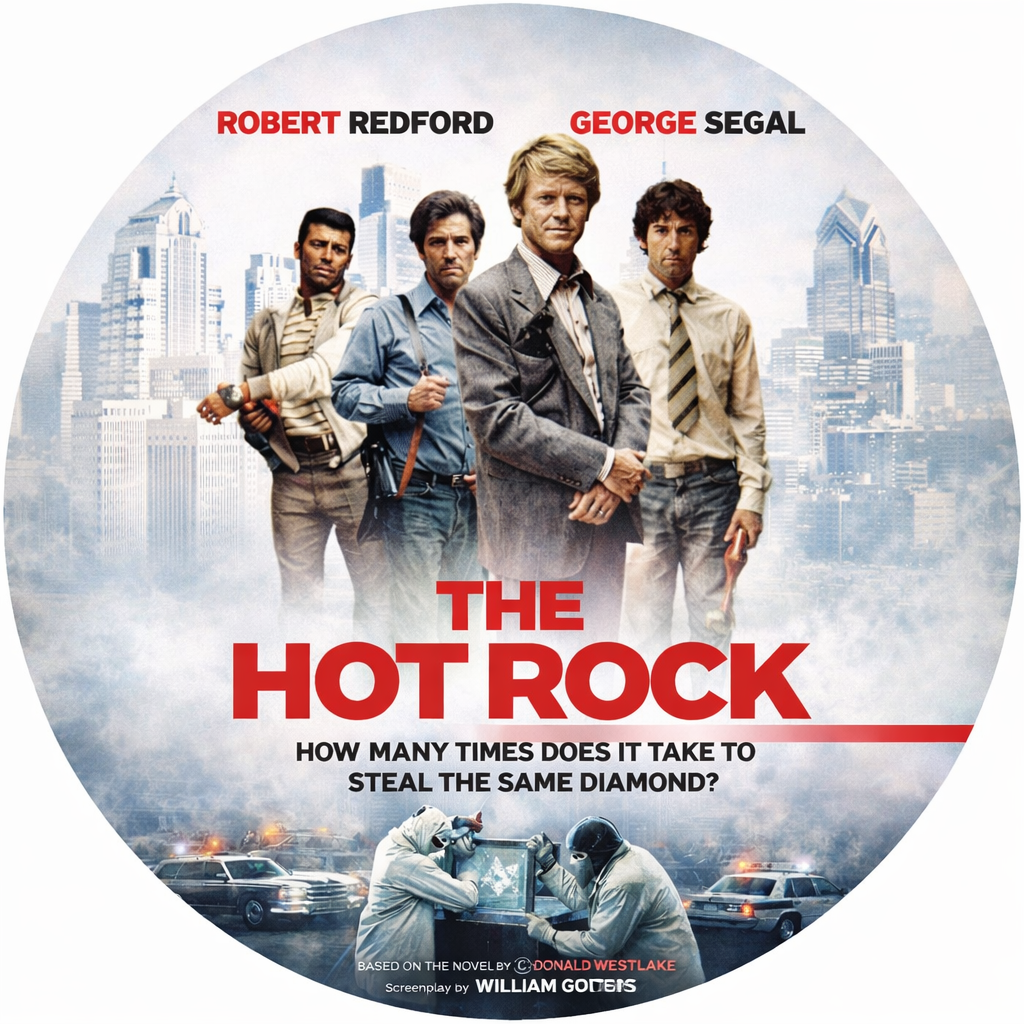 THE HOT ROCK (1972) Robert Redford, George Segal - Public Domain DVD NO CASE