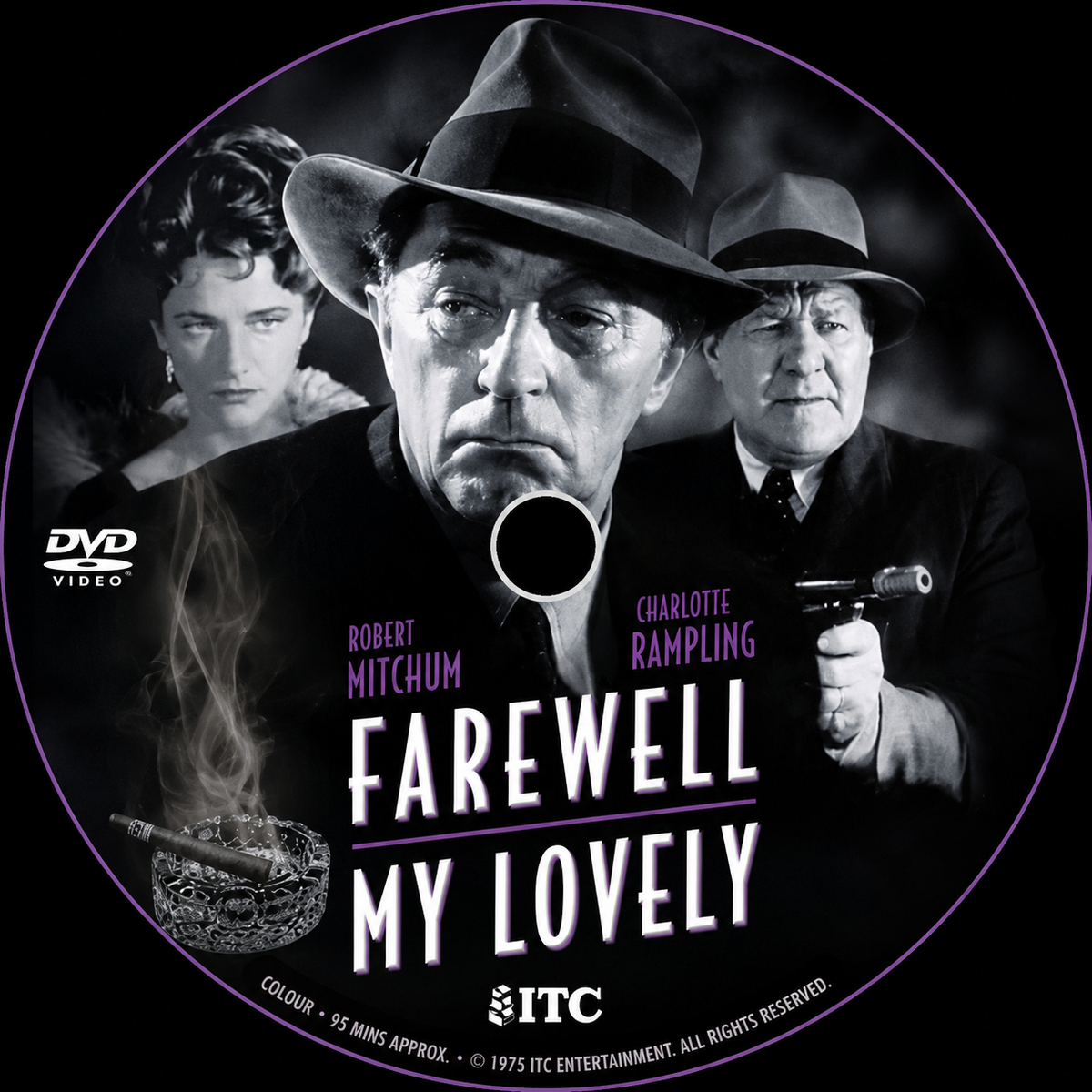 FAREWELL, MY LOVELY (1975) - Robert Mitcham - Public Domain DVD NO CASE