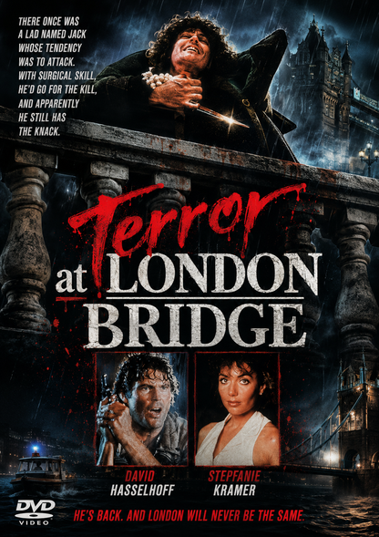 TERROR AT LONDON BRIDGE (1985) David Hasselhoff, Stepfanie Kramer, Randolph Mantooth, Adrienne Barbeau, Rosemary Forsyth  - DVD NO CASE