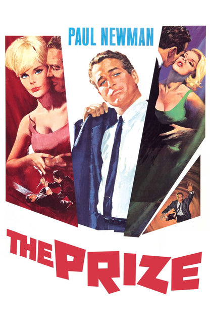 THE PRIZE (1963) Paul Newman,Edward G. Robinson,Elke Sommer - Public Domain DVD NO CASE RARE !