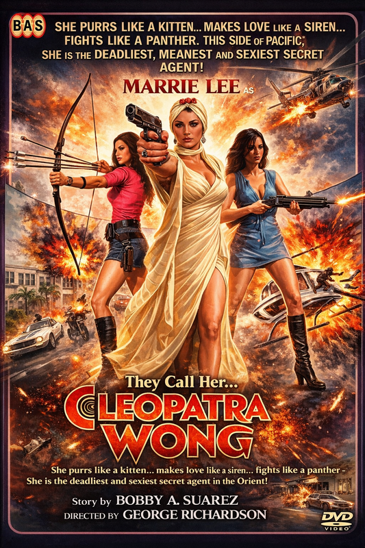 CLEOPATRA WONG (1978) Marrie Lee ,Franco Guerrero ,Dante Varona ,Danny Rojo  - Public Domain Movie DVD NO CASE