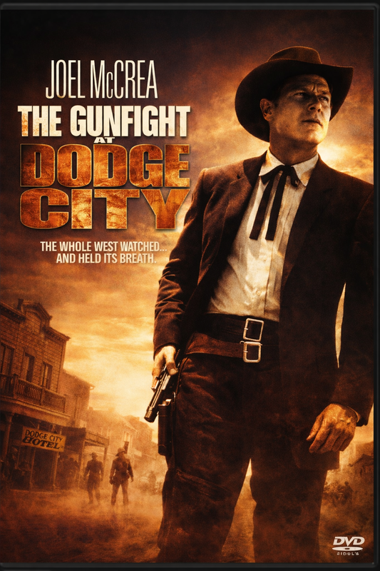 THE GUNFIGHT AT DODGE CITY (1959) Joel McCrea,Julie Adams,John McIntire - Public Domain DVD NO CASE