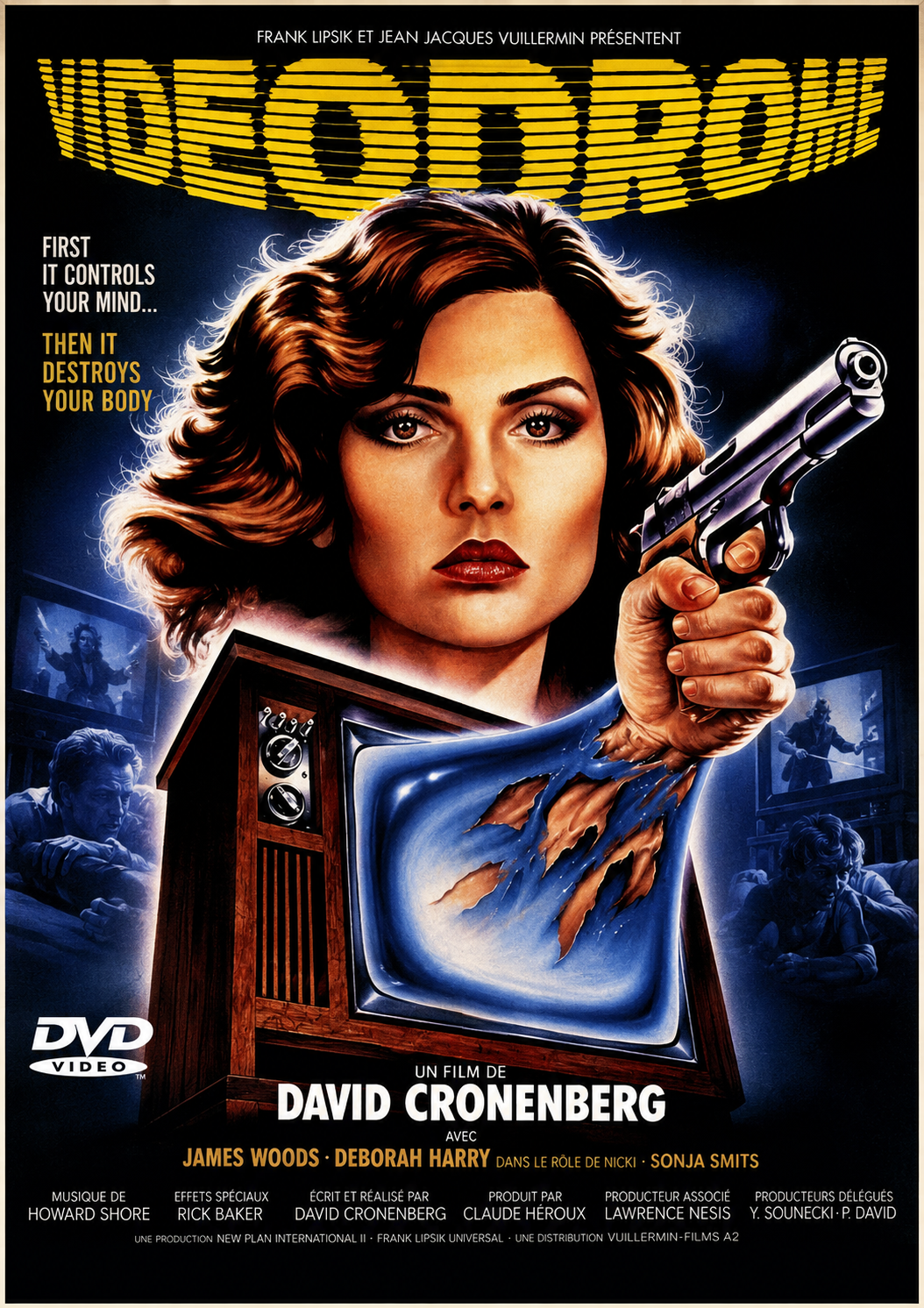 VIDEODROME (1983) Deborah Harry, James Woods, Peter Dvorsky - DVD ONLY NO CASE