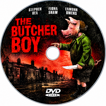 THE BUTCHER BOY (1997) Eamonn Owens, Stephen Rea, Fiona Shaw, Aisling O'Sullivan, Alan Boyle, Brendan Gleeson and Sinéad O'Connor - PUBLIC DOMAIN DVD ONLY NO CASE