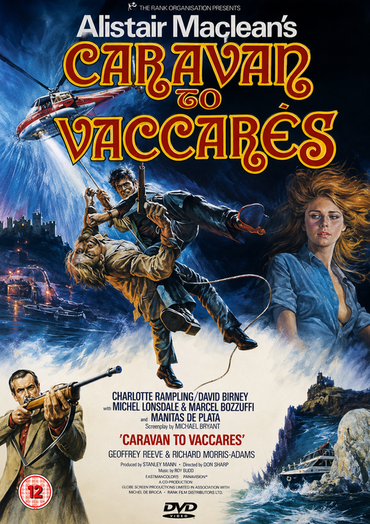 CARAVAN TO VARACCES (1974) David Birney, Charlotte Rampling, Michel Lonsdale, Marcel Bozzuffi, Michael Bryant - PUBLIC DOMAIN DVD ONLY NO CASE