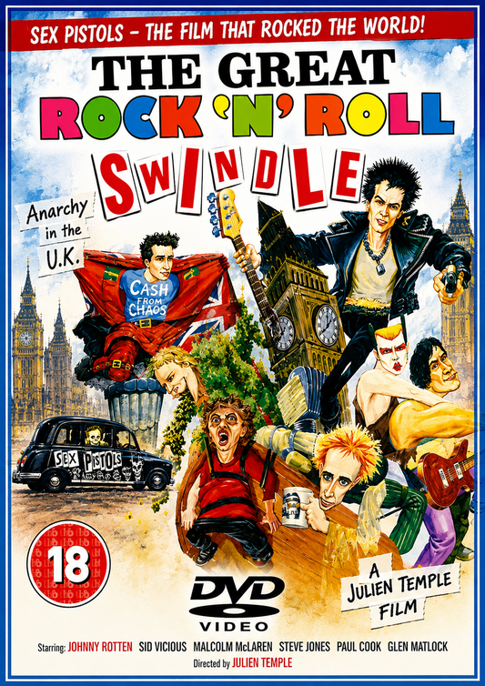 The Great Rock 'n' Roll Swindle (18)(1980) Public Domain Movie DVD NO CASE