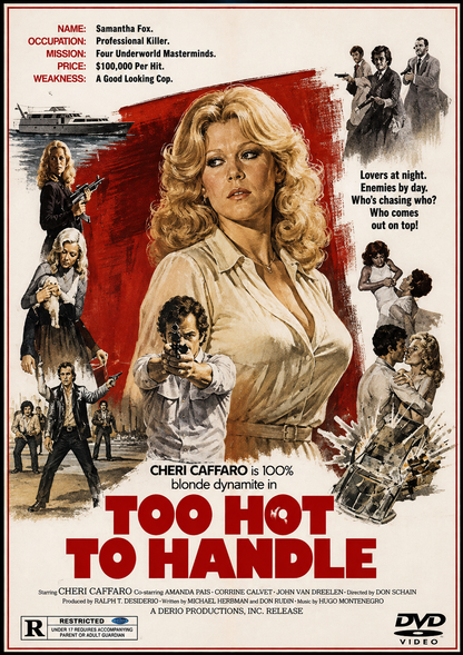 TOO HOT TOO HANDLE  (1977)  Cheri Caffaro - Public Domain DVD NO CASE