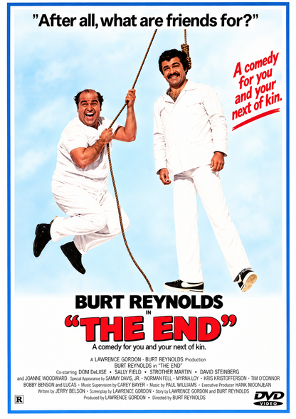 THE END (1978) Burt Reynolds • Dom DeLuise • Sally Field• DVD NO CASE