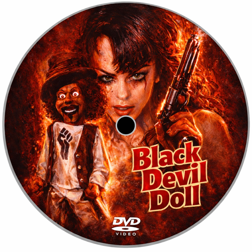 BLACK DEVIL DOLL (1984) Shirley L. Jones, Gladys Ames, Bernard Brown - Public Domain Movie DVD NO CASE