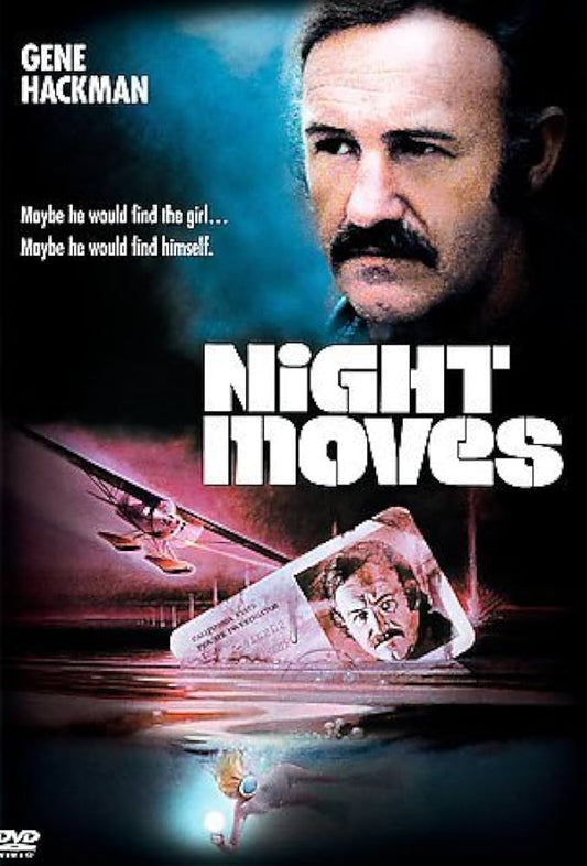 NIGHT MOVES (1975) Gene Hackman,Susan Clark - Public Domain DVD NO CASE