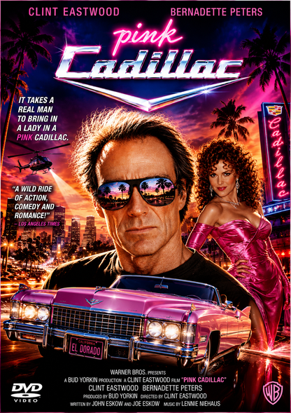PINK CADILLAC - Clint Eastwood - PUBLIC DOMAIN DVD ONLY NO CASE