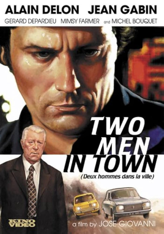 TWO MEN IN TOWN (1973) Starring - Jean Gabin,Alain Delon - RARE DELETED  DVD NO CASE