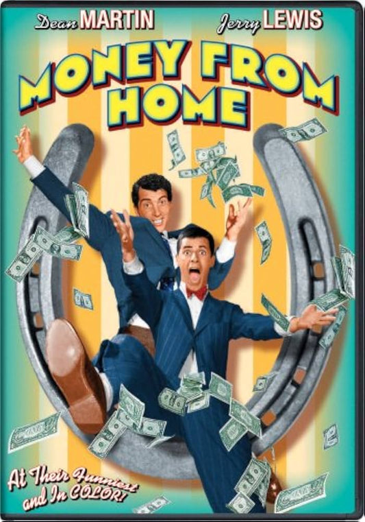 MONEY FROM HOME (1953) Dean Martin,Jerry Lewis - Public Domain Movie DVD NO CASE