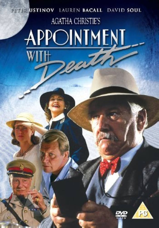 APPOINMENT WITH DEATH (1988) Peter Ustinov,Lauren Bacall,Carrie Fisher,John Gielgud,Piper Laurie,Hayley Mills,Jenny Seagrove,David Soul - DVD NO CASE