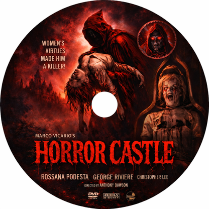HORROR CASTLE (1963) Jim Dolen, Georges Riviere - Public Domain DVD NO CASE