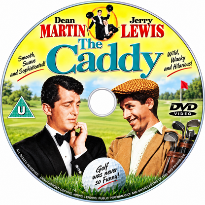 THE CADDY (1953) Dean Martin,Jerry Lewis,Donna Reed,Barbara Bates - Public Domain Movie DVD NO CASE