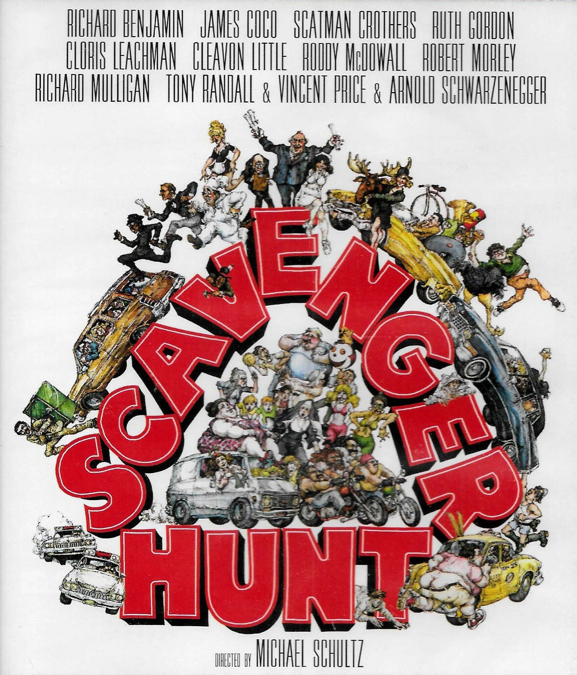 SCAVENGER HUNT (1979) Richard Benjamin, James Coco, Cloris Leachman,Roddy McDowell - Public Domain Movie DVD NO CASE